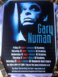 Gary Numan 2009 Tour Poster